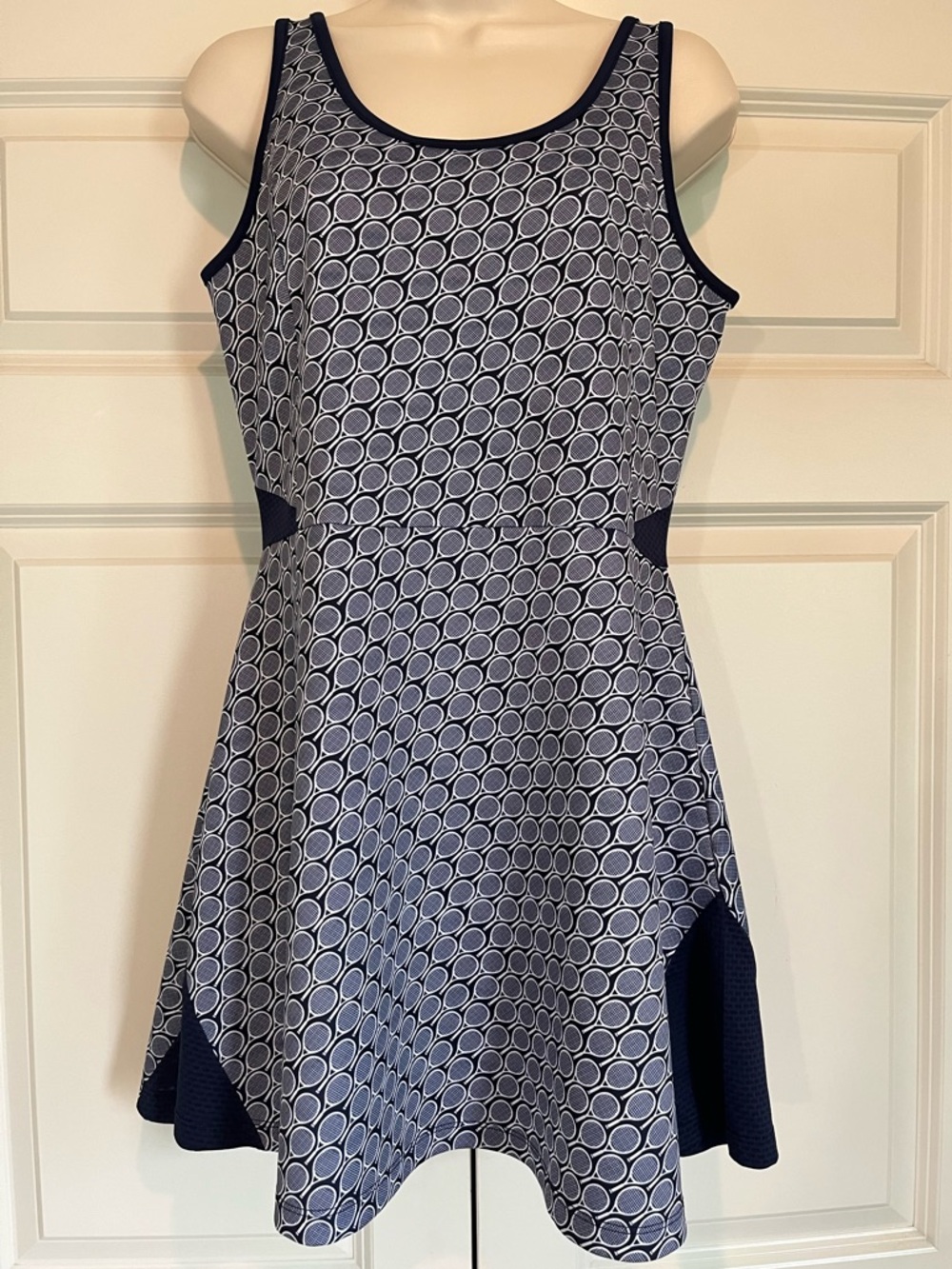 Grand Slam Tennis Racquet Print Tennis/Pickleball Dress Size Small